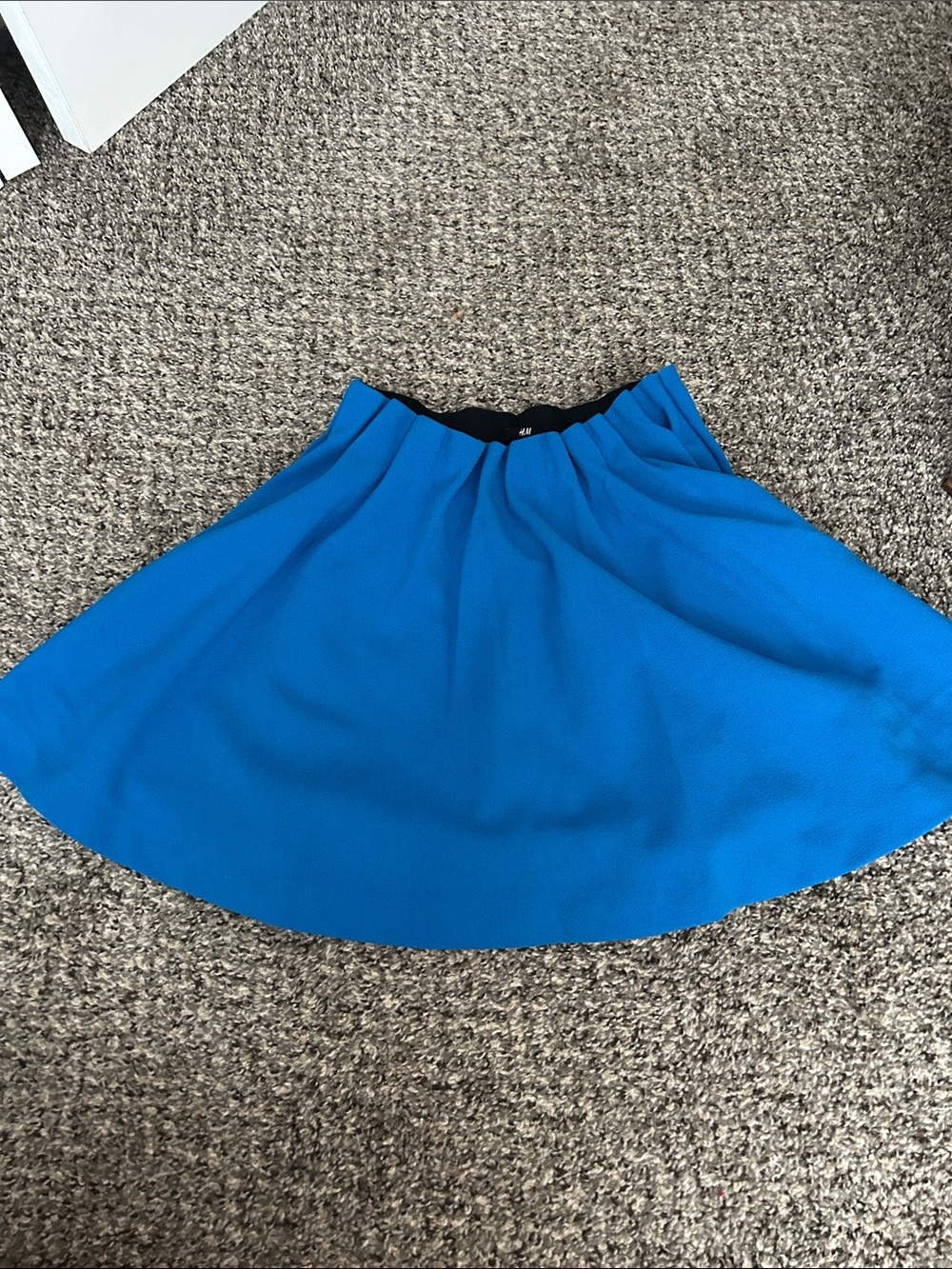 H&M Blue Women's Flared Pleated skirt